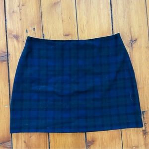 Custom Plaid Miniskirt - Upcycled Vintage